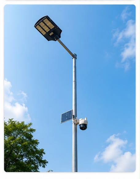 AI Based Solar Camera with Street Light